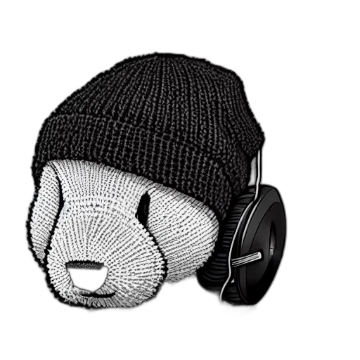 hat, mask, jacket, stoned transparent PNG cut-out