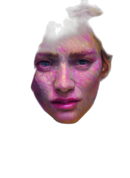 face, mask, creature, robot transparent PNG cut-out