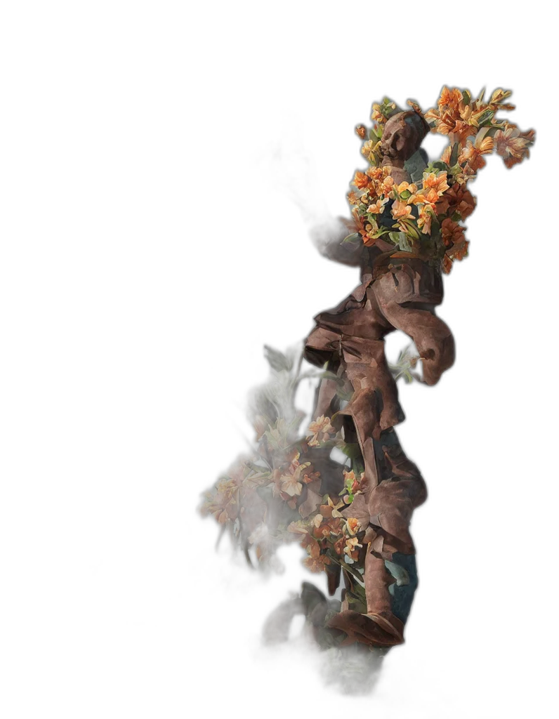 staff, crown, tree, dragon transparent PNG cut-out