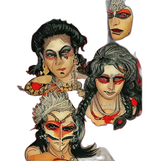 mask, crown, jewelry, face transparent PNG cut-out