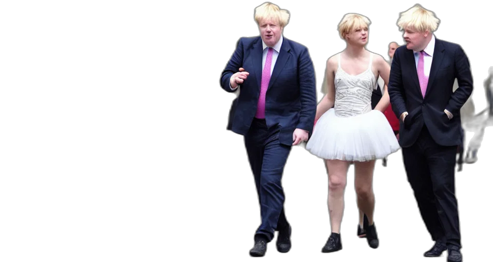 dress, boris, johnson, wearing transparent PNG cut-out
