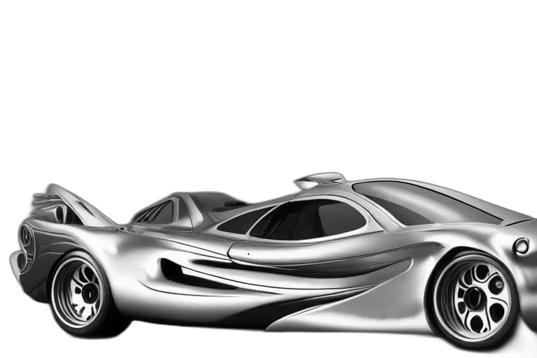 car, concept art, photorealistic, 3d render transparent PNG cut-out