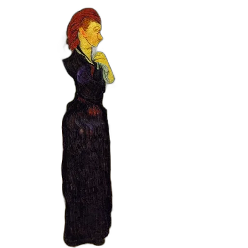 dress, staff, jewelry, pixel art transparent PNG cut-out