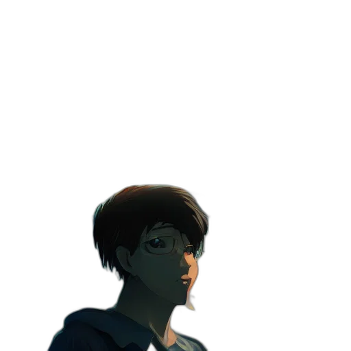staff, face, mask, jacket transparent PNG cut-out