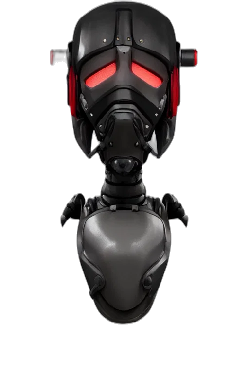 robot, mask, face, staff transparent PNG cut-out