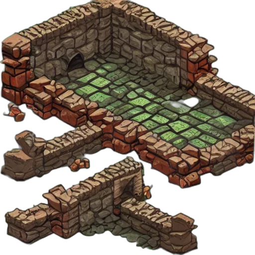 building, weapon, furniture, pixel art transparent PNG cut-out