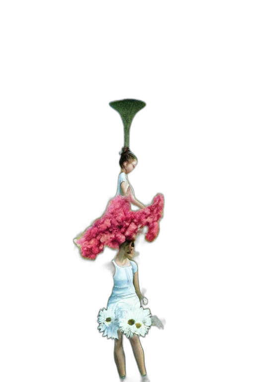 umbrella, staff, flower, sword transparent PNG cut-out