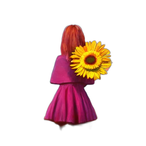 dress, flower, umbrella, crown transparent PNG cut-out