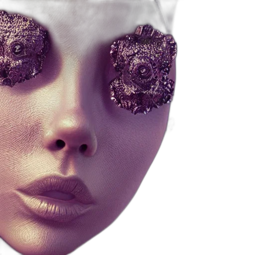 mask, face, robot, creature transparent PNG cut-out