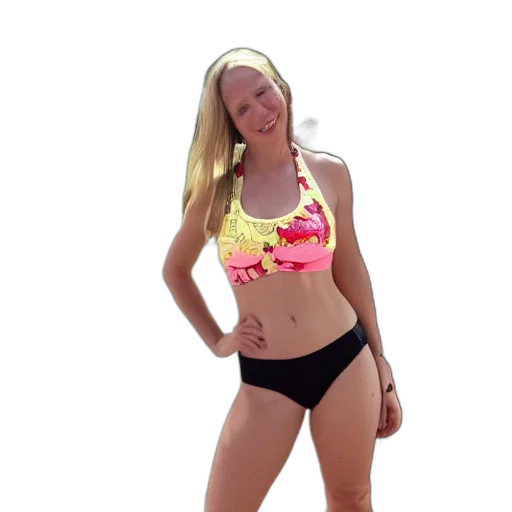 3d render, photorealistic, hannah, banana transparent PNG cut-out