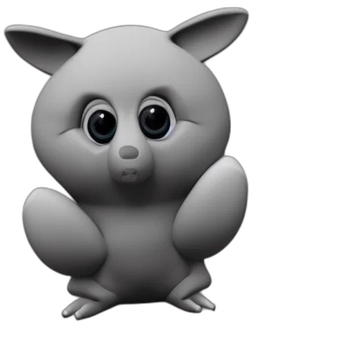 animal, creature, 3d render, photorealistic transparent PNG cut-out