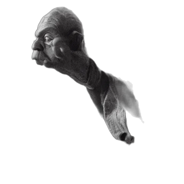 mask, face, creature, staff transparent PNG cut-out
