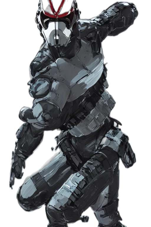 robot, weapon, creature, face transparent PNG cut-out