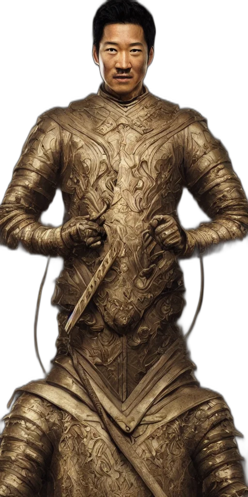 jacket, staff, sword, dress transparent PNG cut-out
