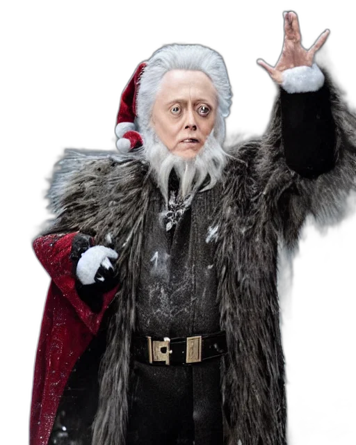 christopher, walken, winter, warlock transparent PNG cut-out
