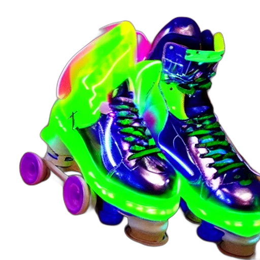 shoes, weapon, robot, 3d render transparent PNG cut-out