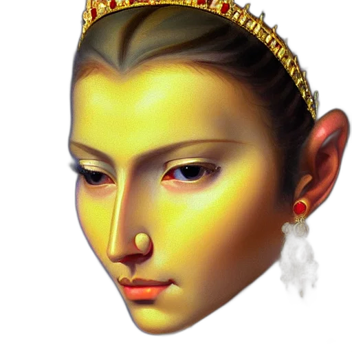crown, face, mask, jewelry transparent PNG cut-out
