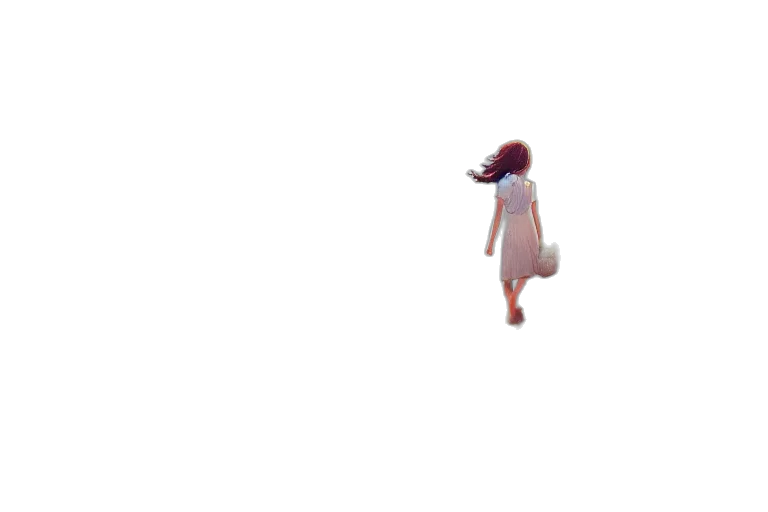 dress, creature, hair, robot transparent PNG cut-out