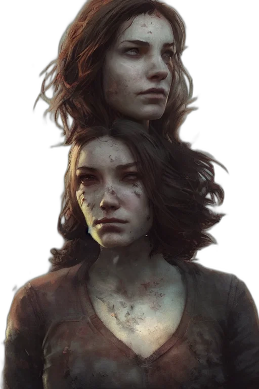 face, hair, concept art, fantasy art transparent PNG cut-out