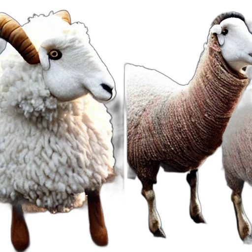 animal, creature, 3d render, concept art transparent PNG cut-out