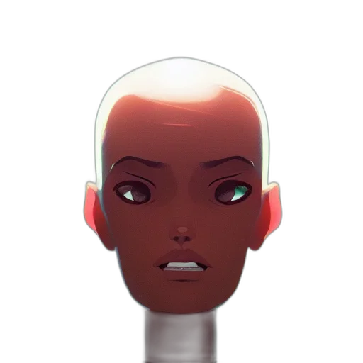 robot, face, mask, creature transparent PNG cut-out