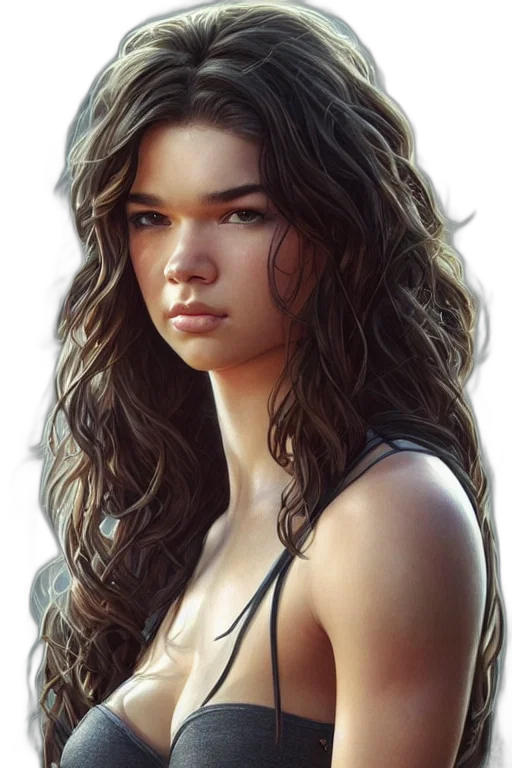 hair, face, jewelry, crown transparent PNG cut-out