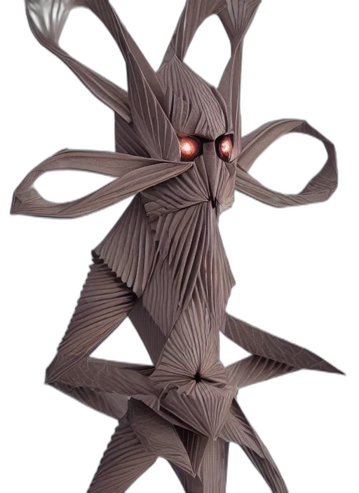 mask, creature, staff, dragon transparent PNG cut-out