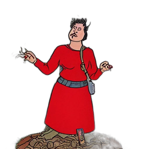 staff, jacket, dress, jewelry transparent PNG cut-out