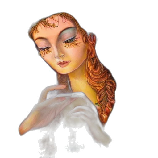 face, dress, crown, mask transparent PNG cut-out