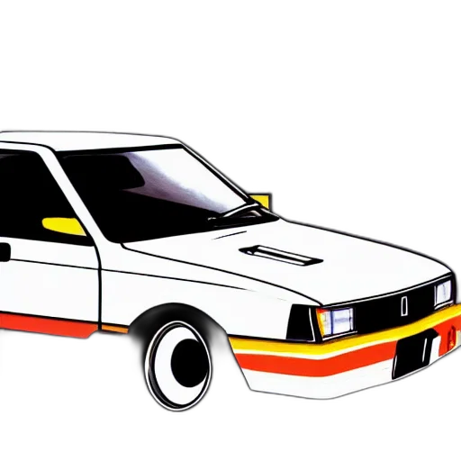car, photorealistic, concept art, 3d render transparent PNG cut-out
