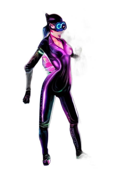 staff, concept art, comic book art, cyberpunk transparent PNG cut-out