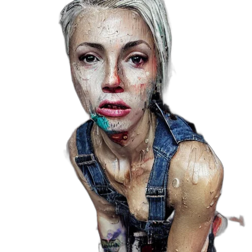 face, mask, creature, robot transparent PNG cut-out