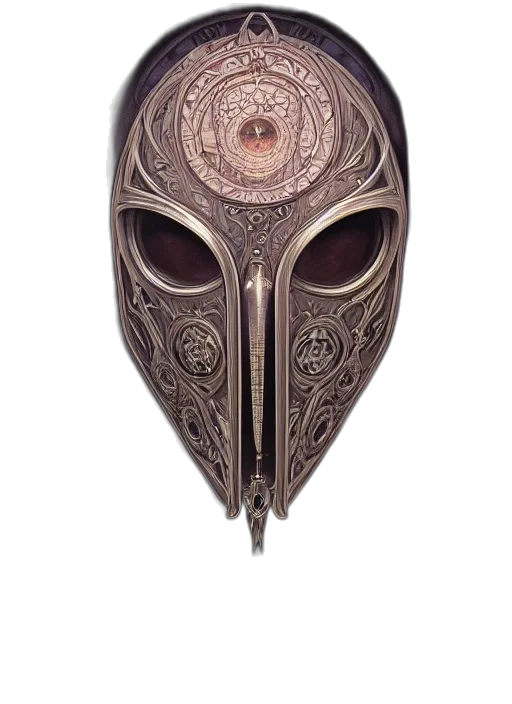mask, jewelry, face, weapon transparent PNG cut-out