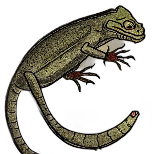 dragon, creature, animal, staff transparent PNG cut-out