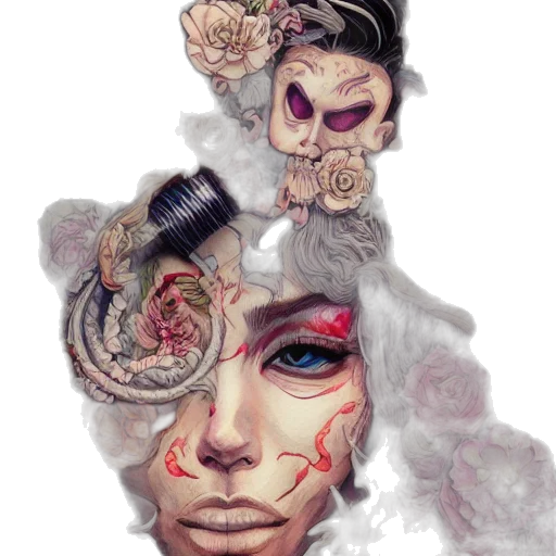 mask, face, crown, jewelry transparent PNG cut-out