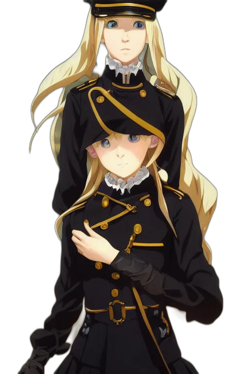staff, crown, hat, jacket transparent PNG cut-out
