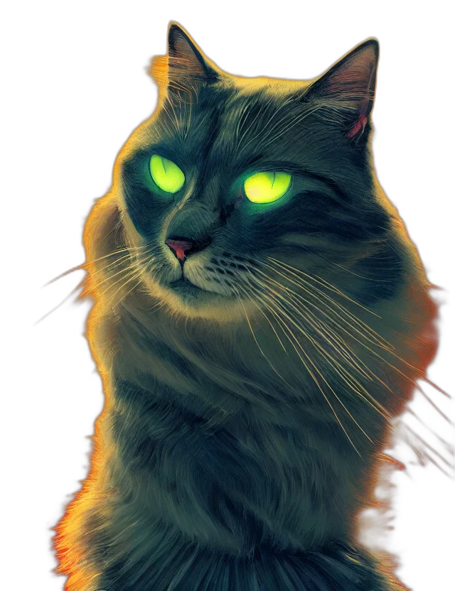 animal, creature, staff, photorealistic transparent PNG cut-out