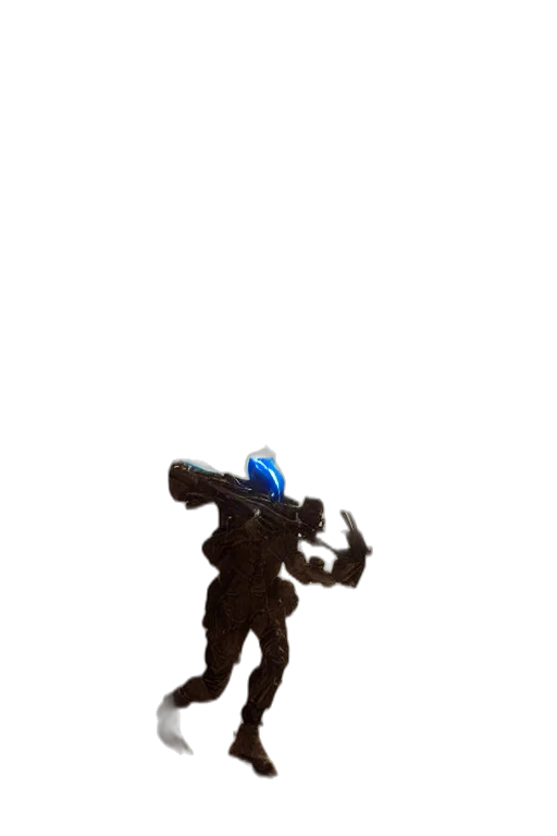 robot, staff, weapon, creature transparent PNG cut-out