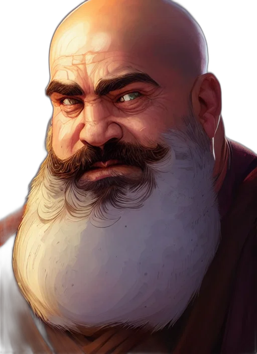 face, staff, weapon, fantasy art transparent PNG cut-out