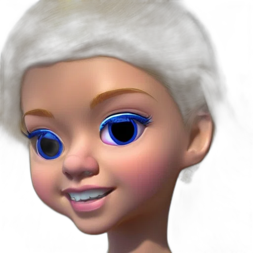 face, hair, robot, creature transparent PNG cut-out