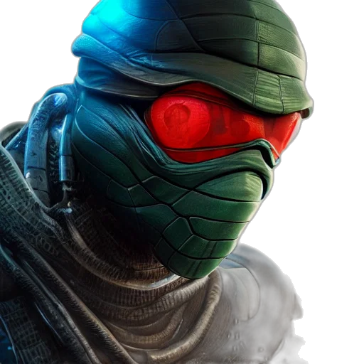 mask, face, concept art, cyberpunk transparent PNG cut-out
