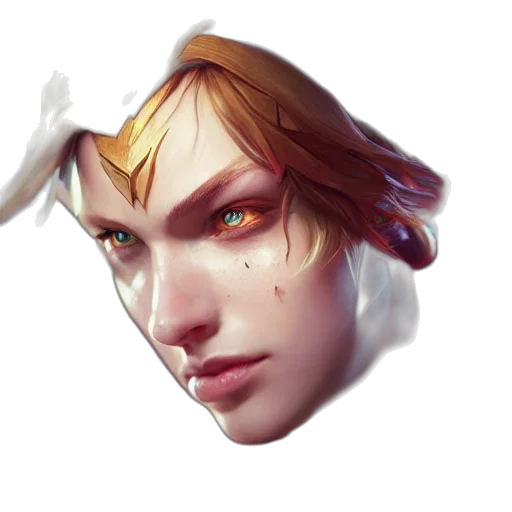 face, mask, crown, weapon transparent PNG cut-out