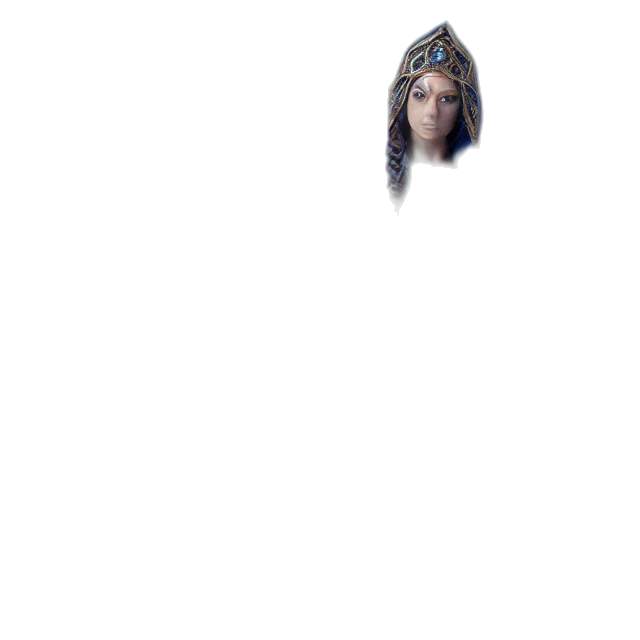face, hat, crown, creature transparent PNG cut-out