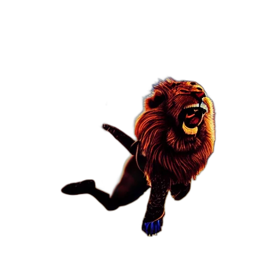 animal, crown, creature, concept art transparent PNG cut-out