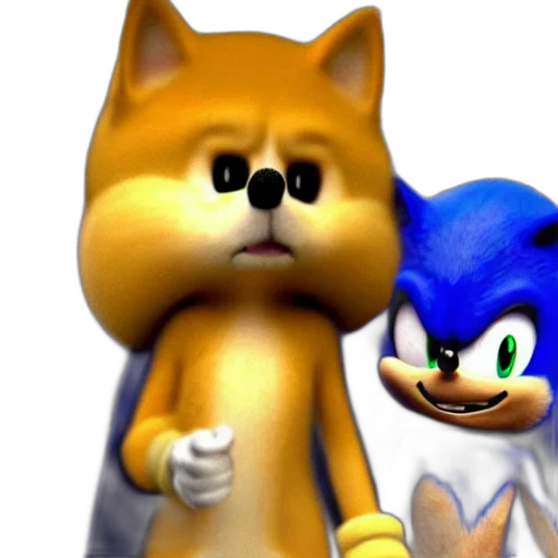 animal, 3d render, concept art, sonic transparent PNG cut-out
