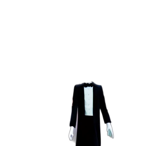 dress, jacket, staff, robot transparent PNG cut-out