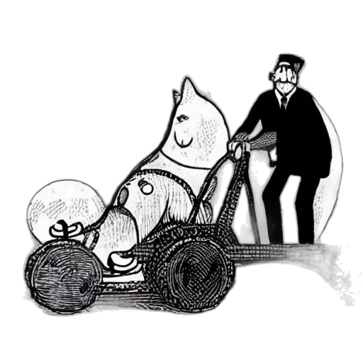 car, animal, umbrella, robot transparent PNG cut-out