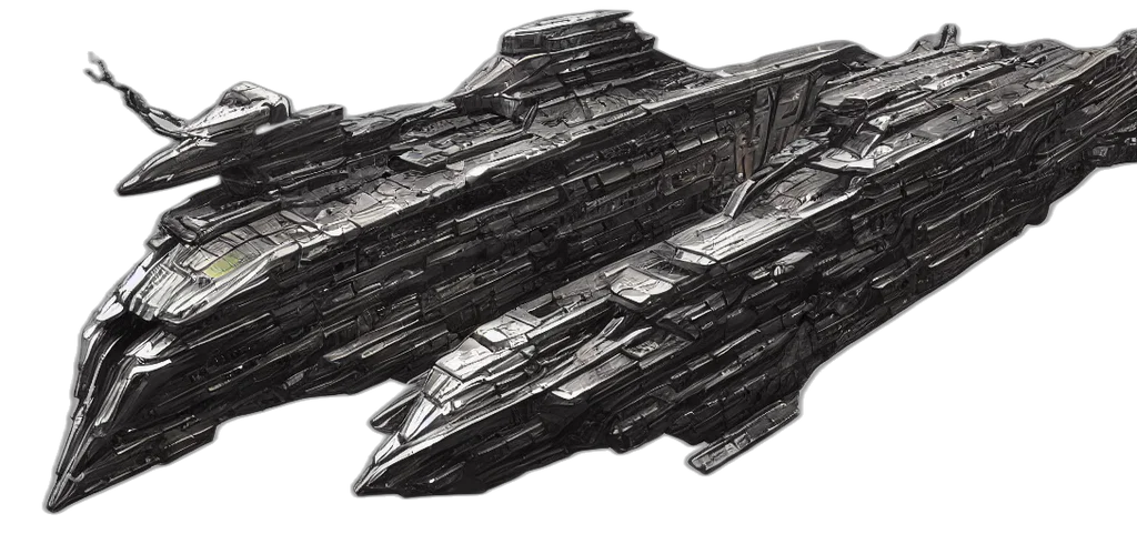weapon, concept art, 3d render, outer space transparent PNG cut-out