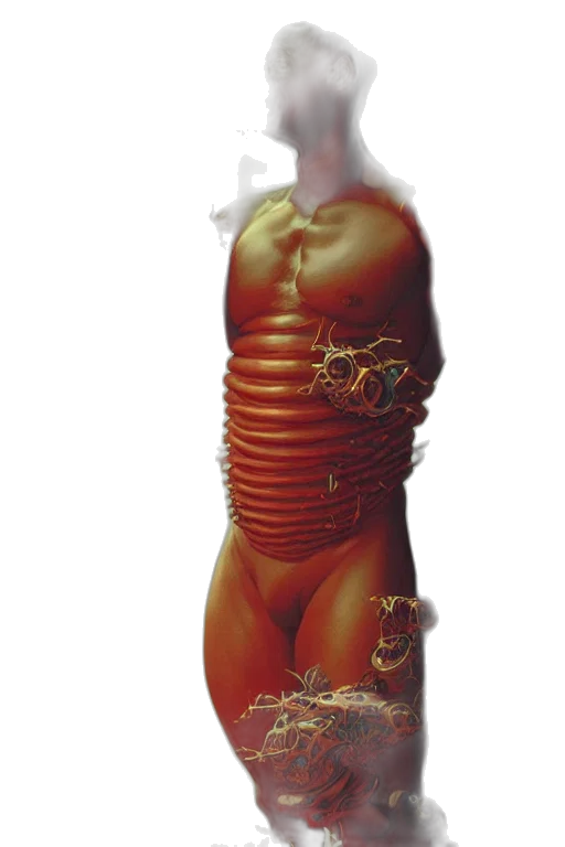 bottle, dress, robot, creature transparent PNG cut-out
