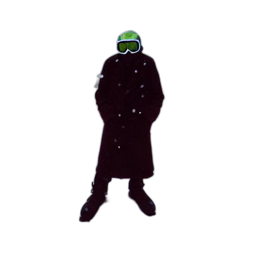 jacket, staff, hat, mask transparent PNG cut-out